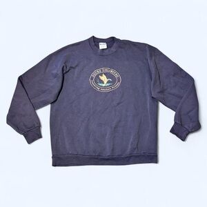 Vintage Navy Baggy Ducks Sweatshirt!
